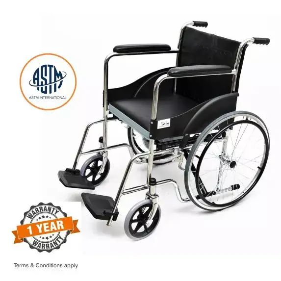 Medemove Wheelchair with Commode Seat Lift 1